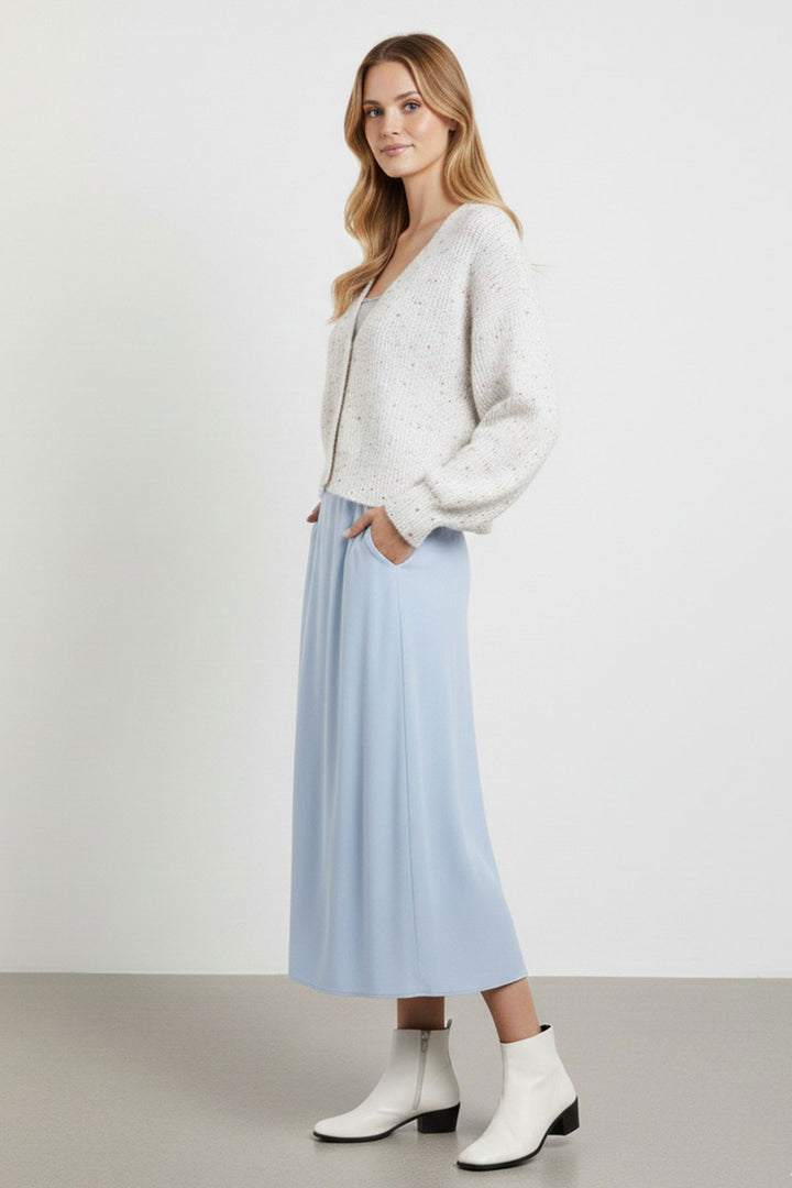 BGD Women Kadın Crop Triko Hırka 15955 - Ekru - Bowling Green