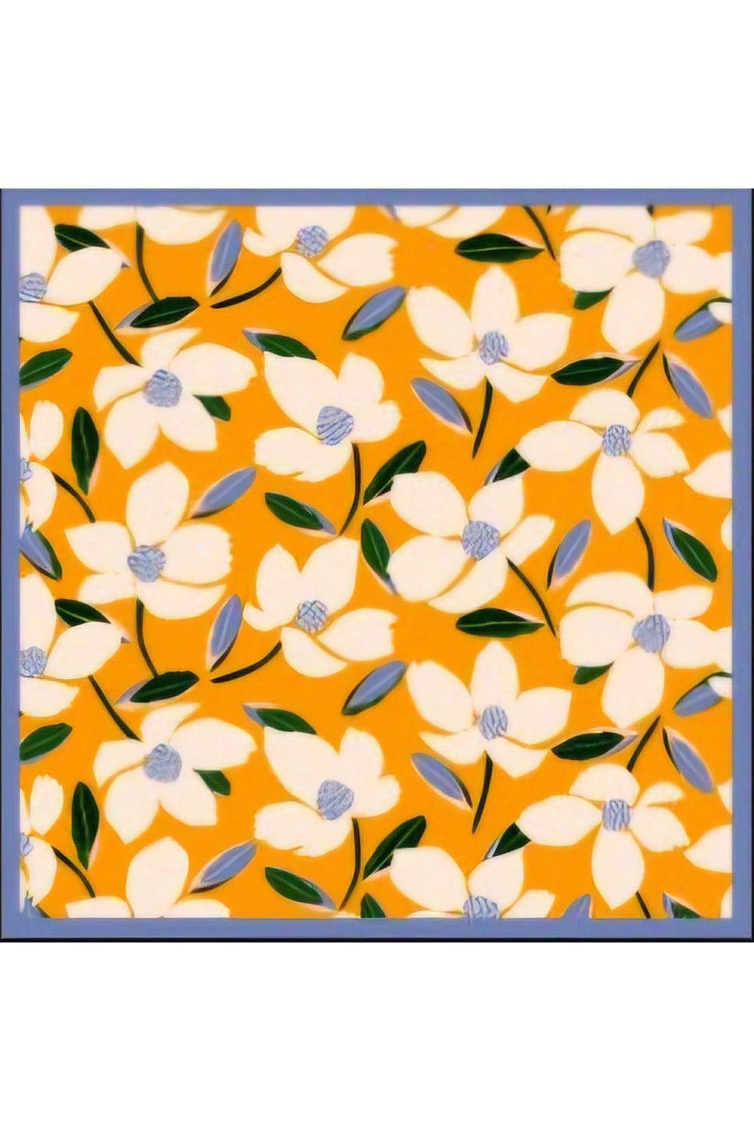 BGD Women Woman Patterned Bandana Scarf 010187 - Orange - Vista