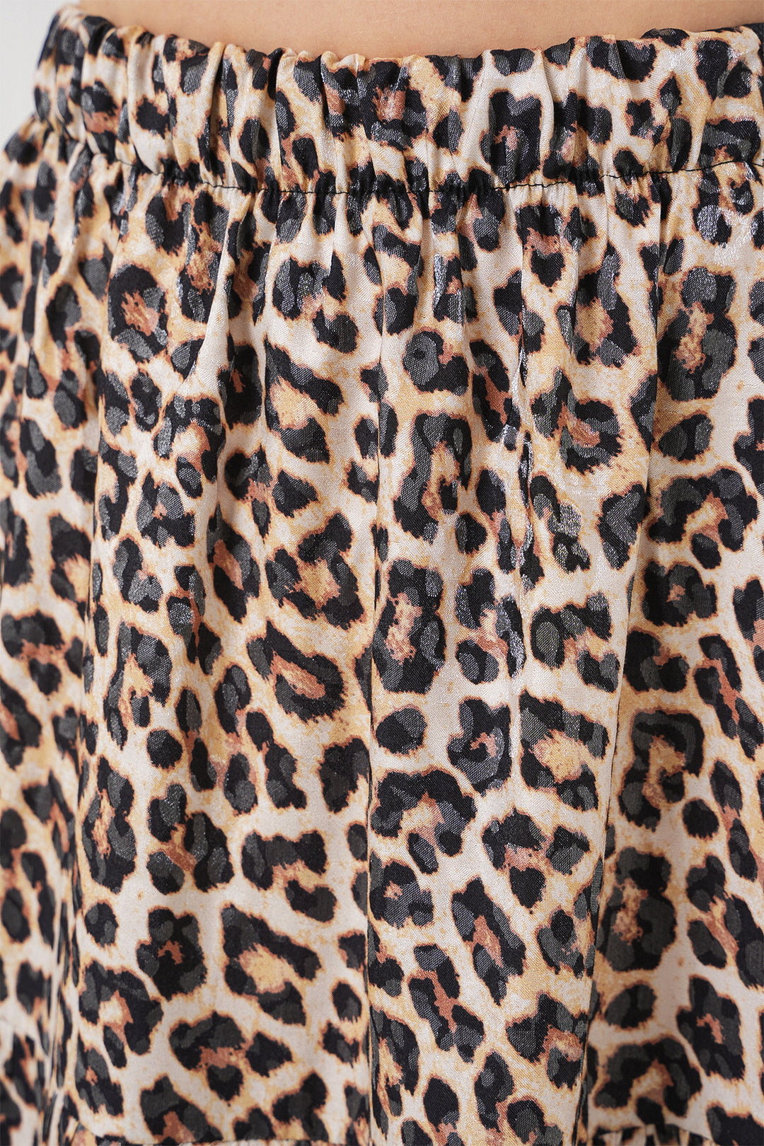 BGD Women Woman Patterned Long Skirt 8053 - C. Brown - Dallas