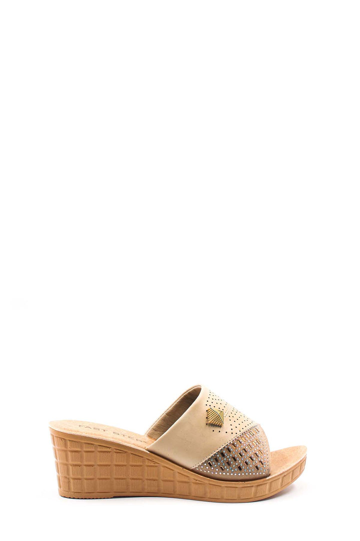 FST Woman Flat Slipper 158ZA650 Beige - Loveland