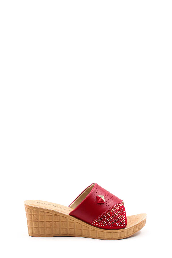 FST Woman Flat Slipper 158ZA650 Red - Frechen