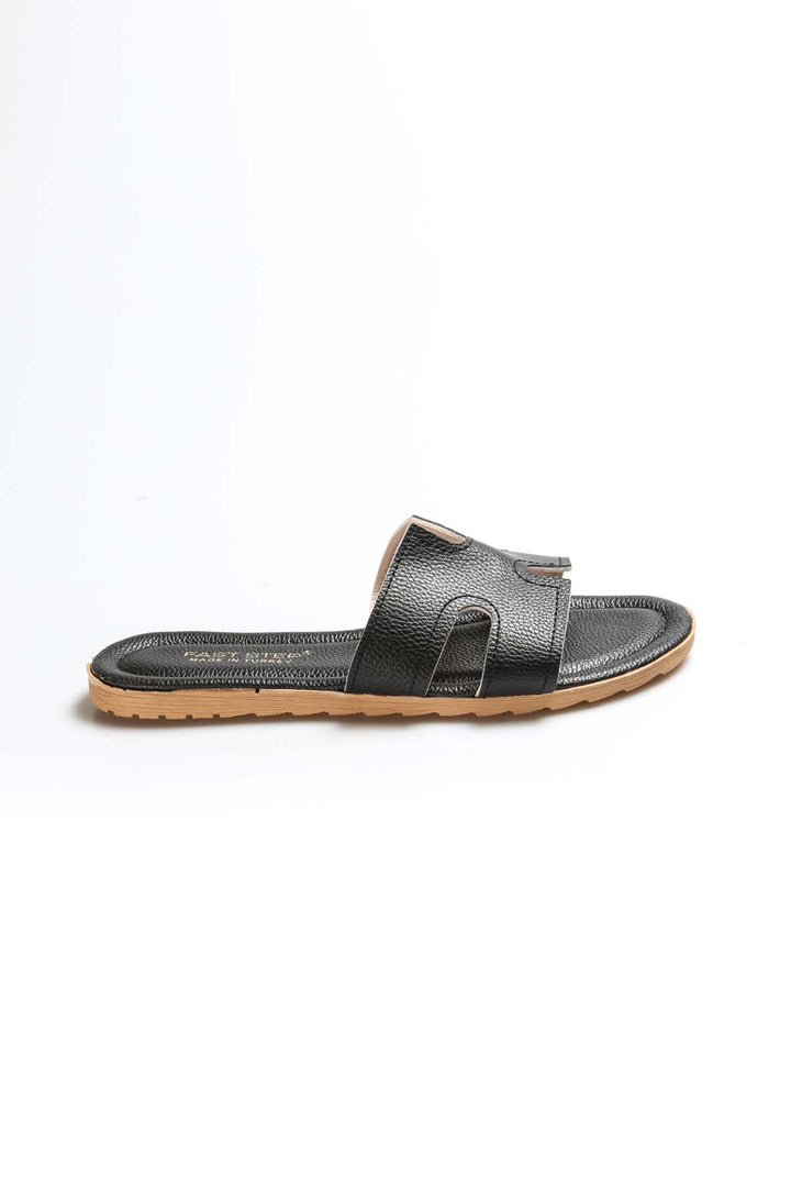 FST Woman Flat Slippers 935ZA113 Black - Anniston