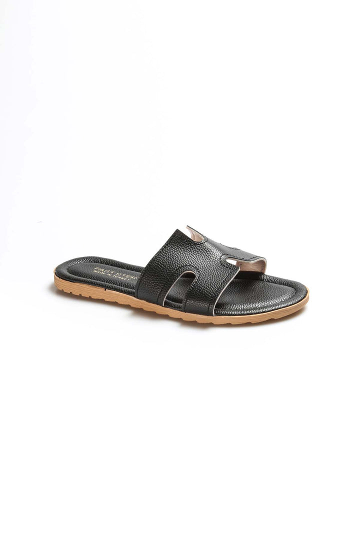 FST Woman Flat Slippers 935ZA113 Black - Anniston
