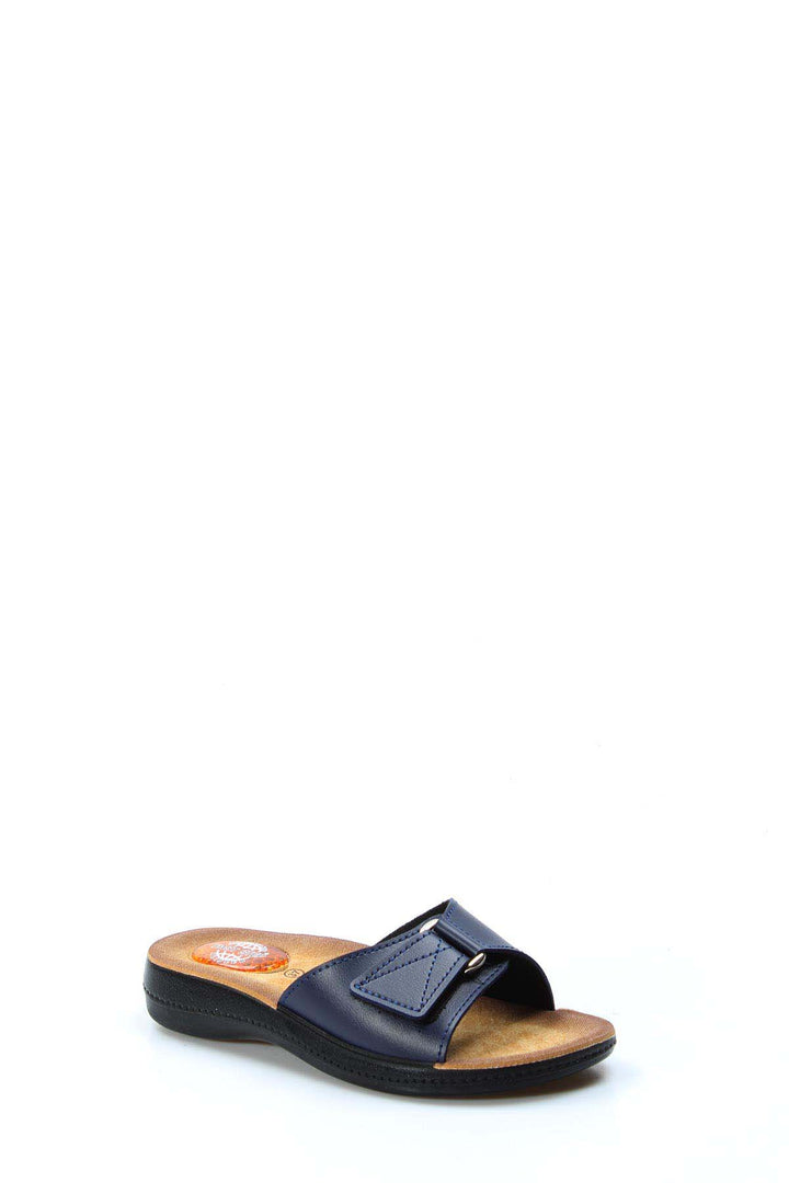 FST Woman Home Slipper 001ZAELISPOLY Navy Blue - Bullhead City