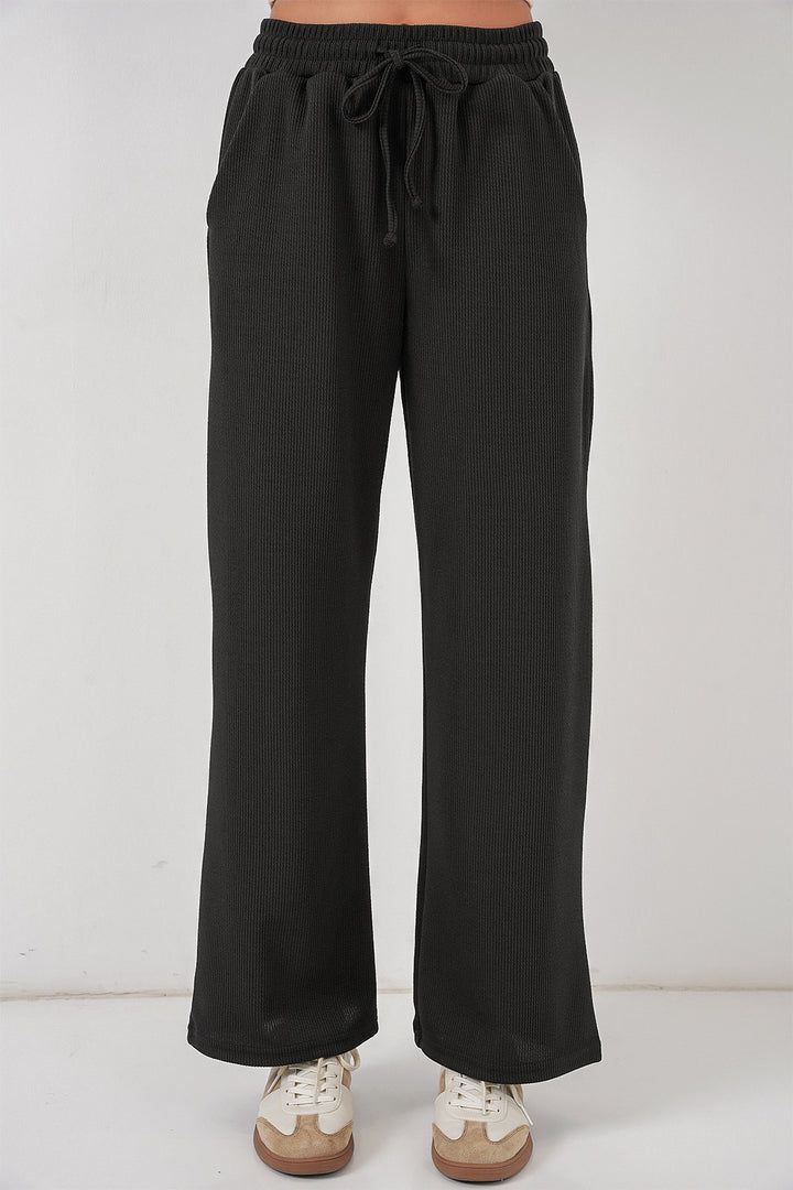 BGD Women Kadın Fitilli Pantolon 30053 - Siyah - Iesi