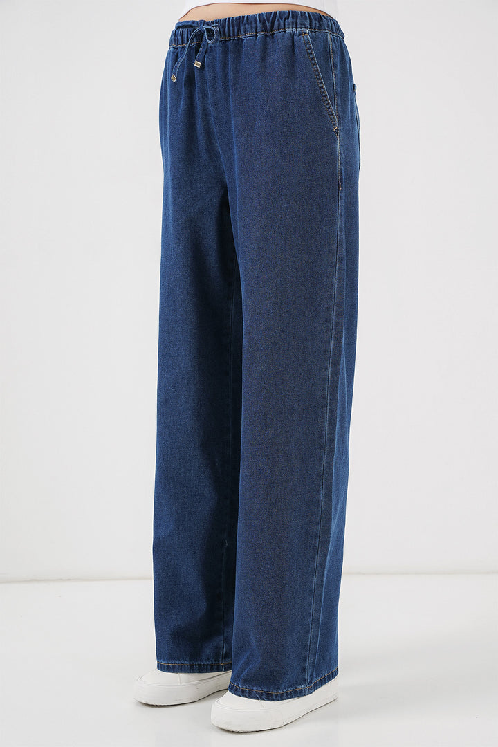 BGD Women Women's Wide Leg Jeans 6706 - Dark Blue - Joué-lés-Tours