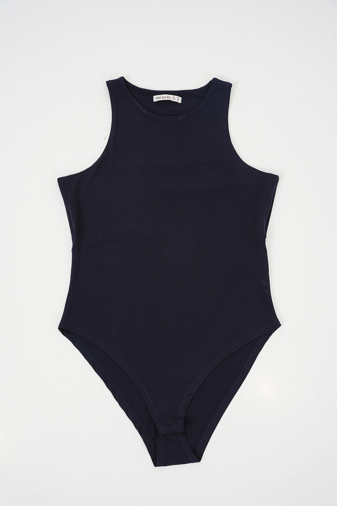 BGD Women Women's Halter Neck Snap Bodysuit 972 - Navy Blue - Roquetas de Mar