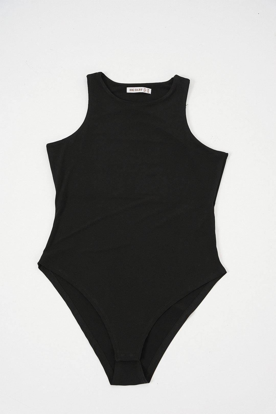 BGD Women Women's Halter Neck Snap Bodysuit 972 - Black - Nezahualcóyotl