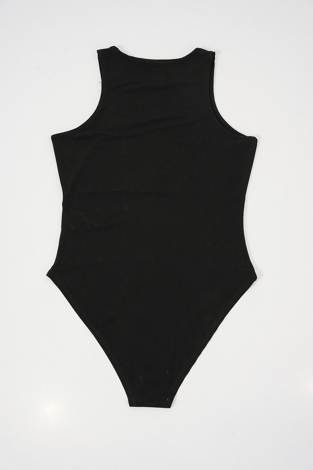 BGD Women Women's Halter Neck Snap Bodysuit 972 - Black - Nezahualcóyotl