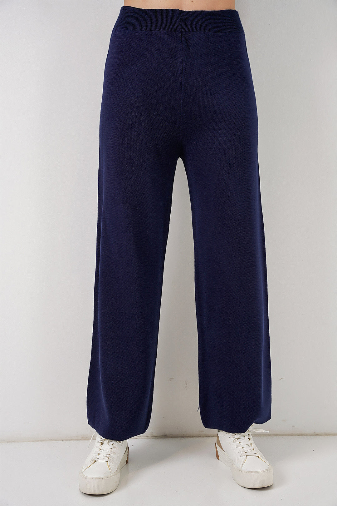 BGD Women Women's Cardigan Pants Knitwear Set 15956 - Navy Blue - Ankeny