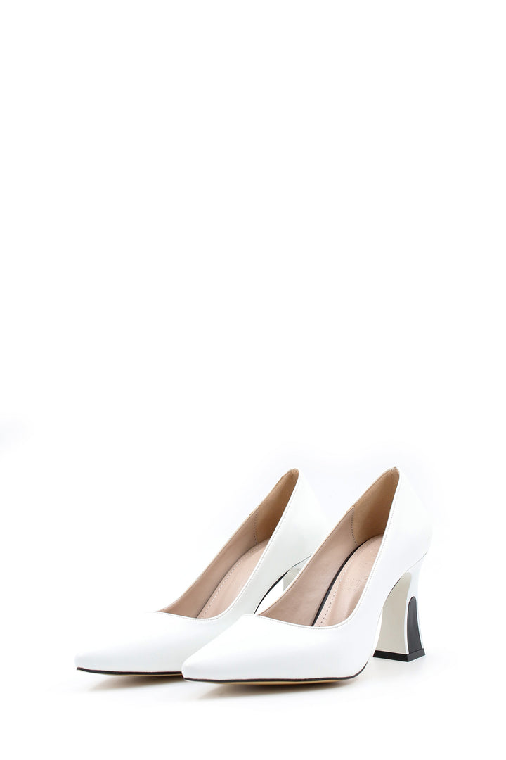 FST Woman Thin Heel Shoe 792ZA3910 White - Tarbes