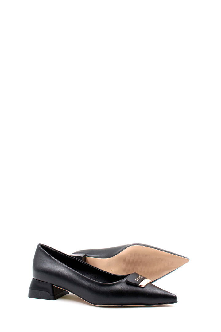 FST Woman Thin Heel Shoe 792ZA449 Black - Shreveport