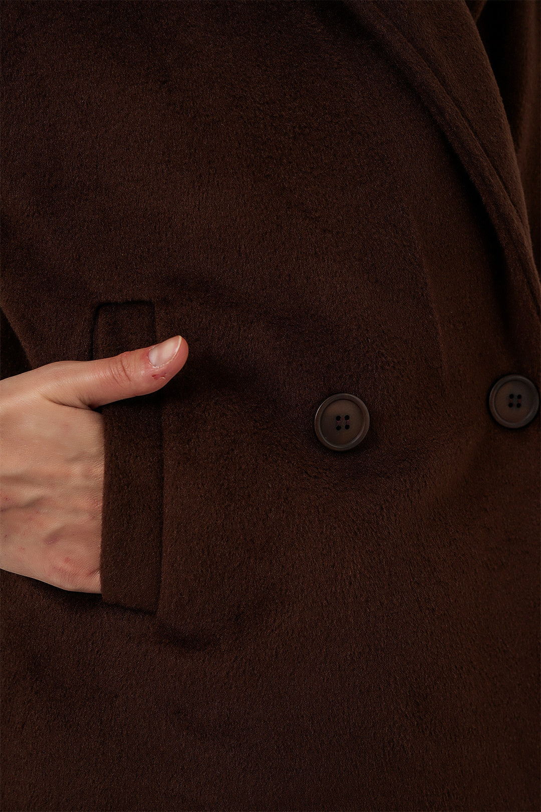 BGD Women Woman Coat 0725 - Brown - Puebla