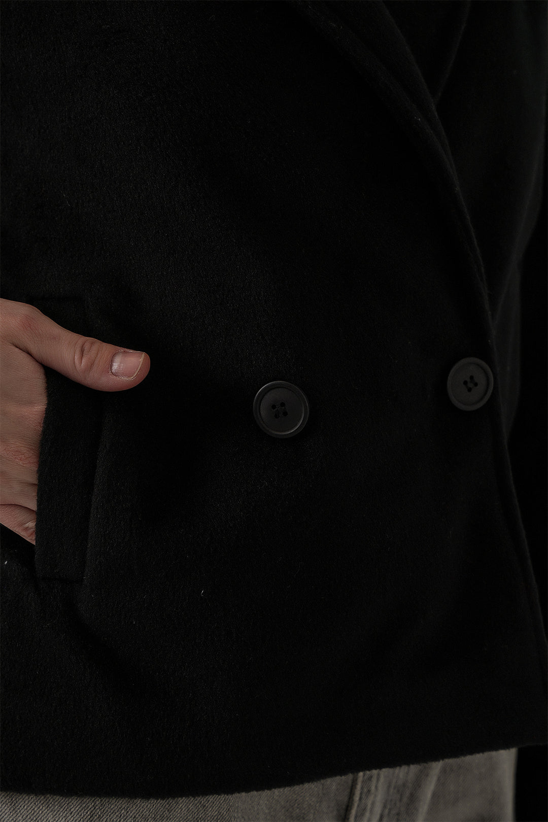 BGD Women Woman Coat 0725 - Black - Georgina