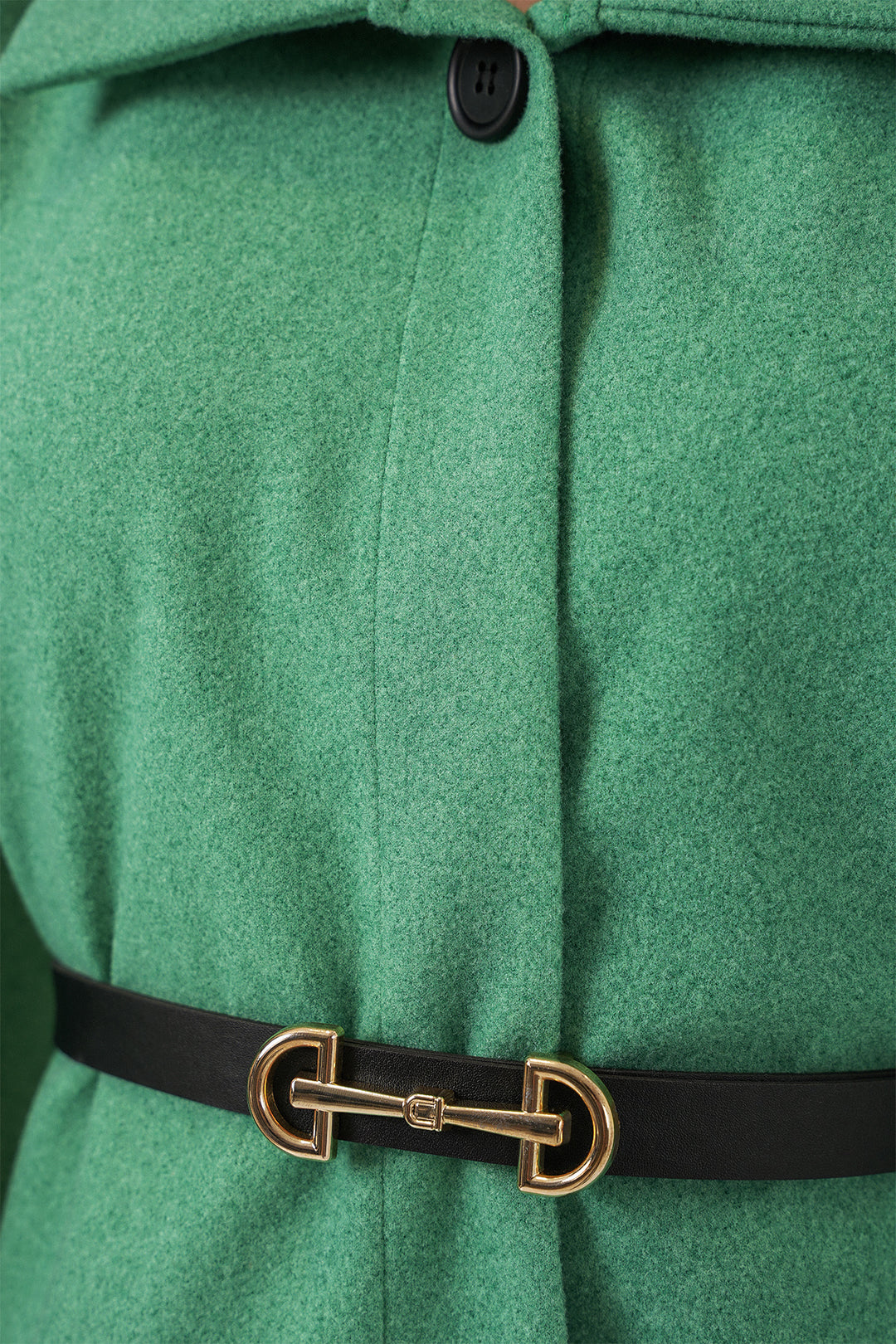 BGD Women Women's Belted Cape Coat 9170 - Green - Dover