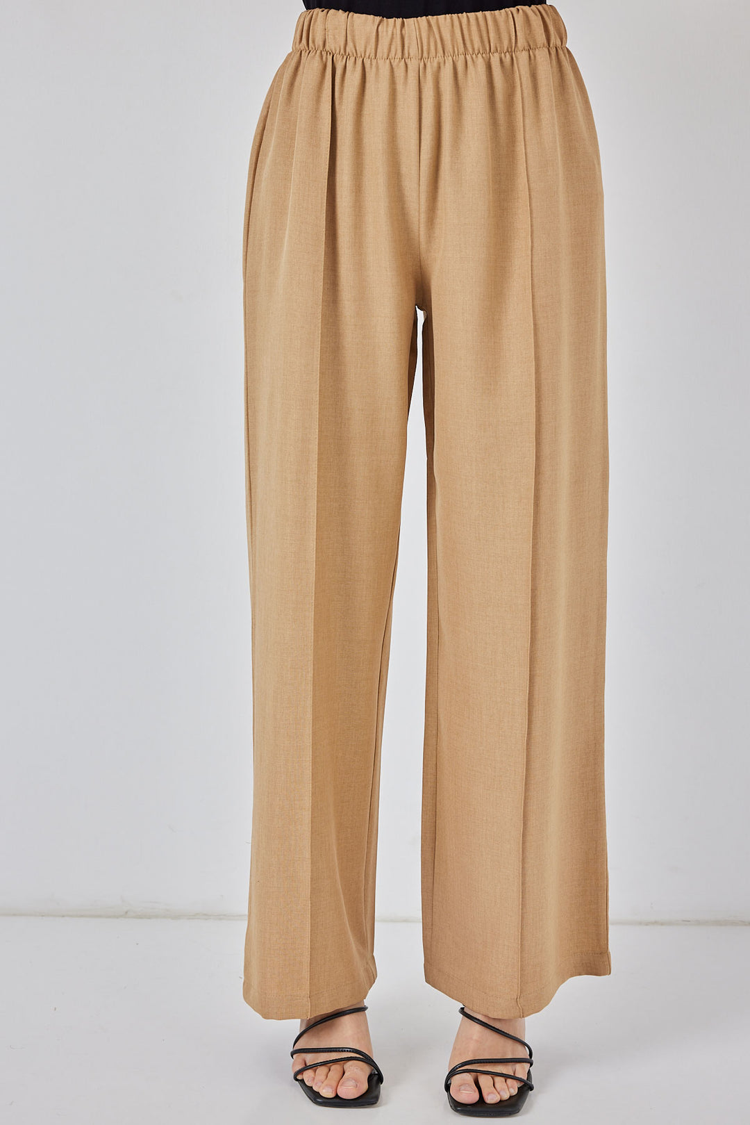 BGD Women Kadın Keten Kimono İkili Takım 6727 - Bisküvi - Zutphen