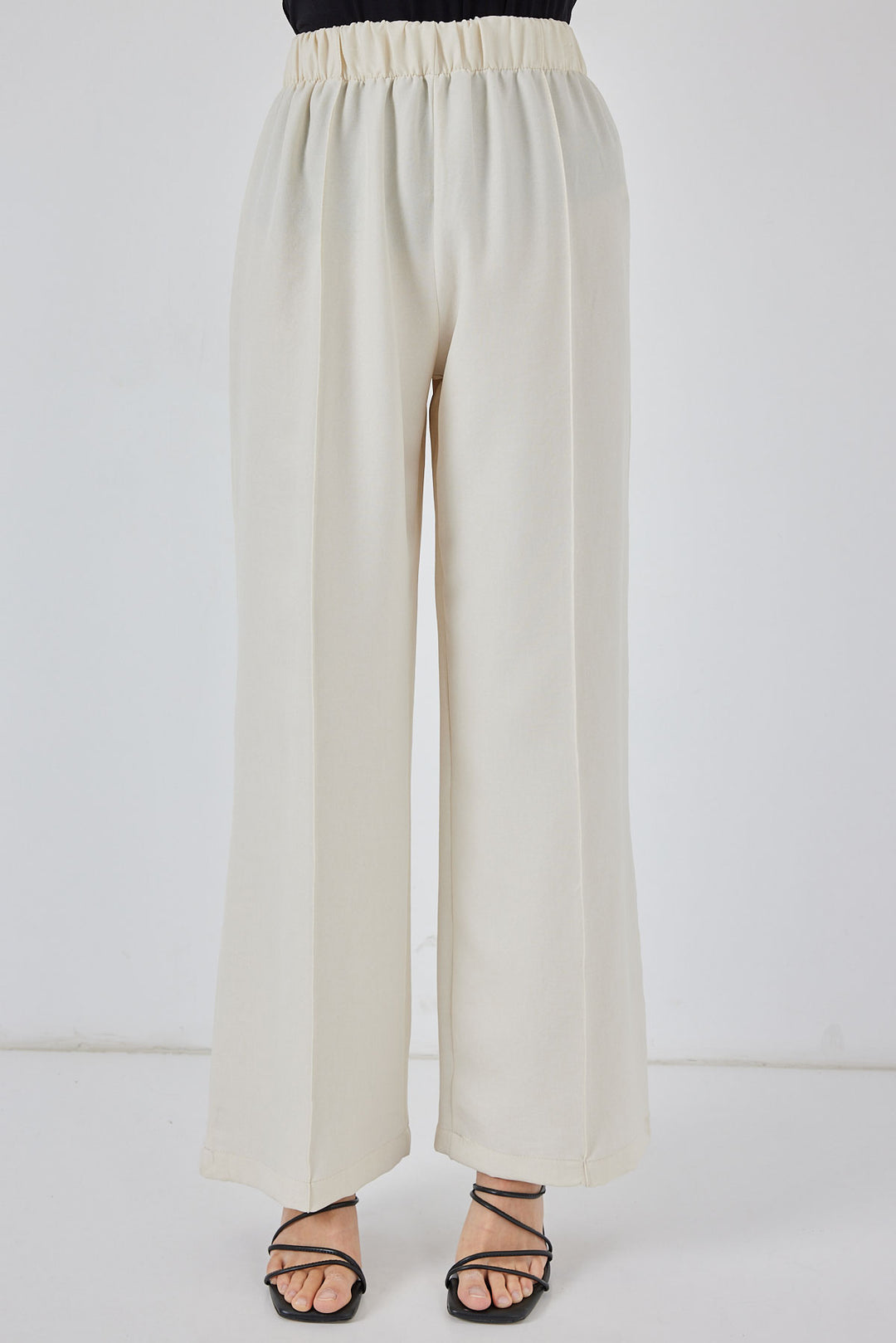 BGD Women Women's Linen Kimono Set 6727 - Ecru - Los Angeles