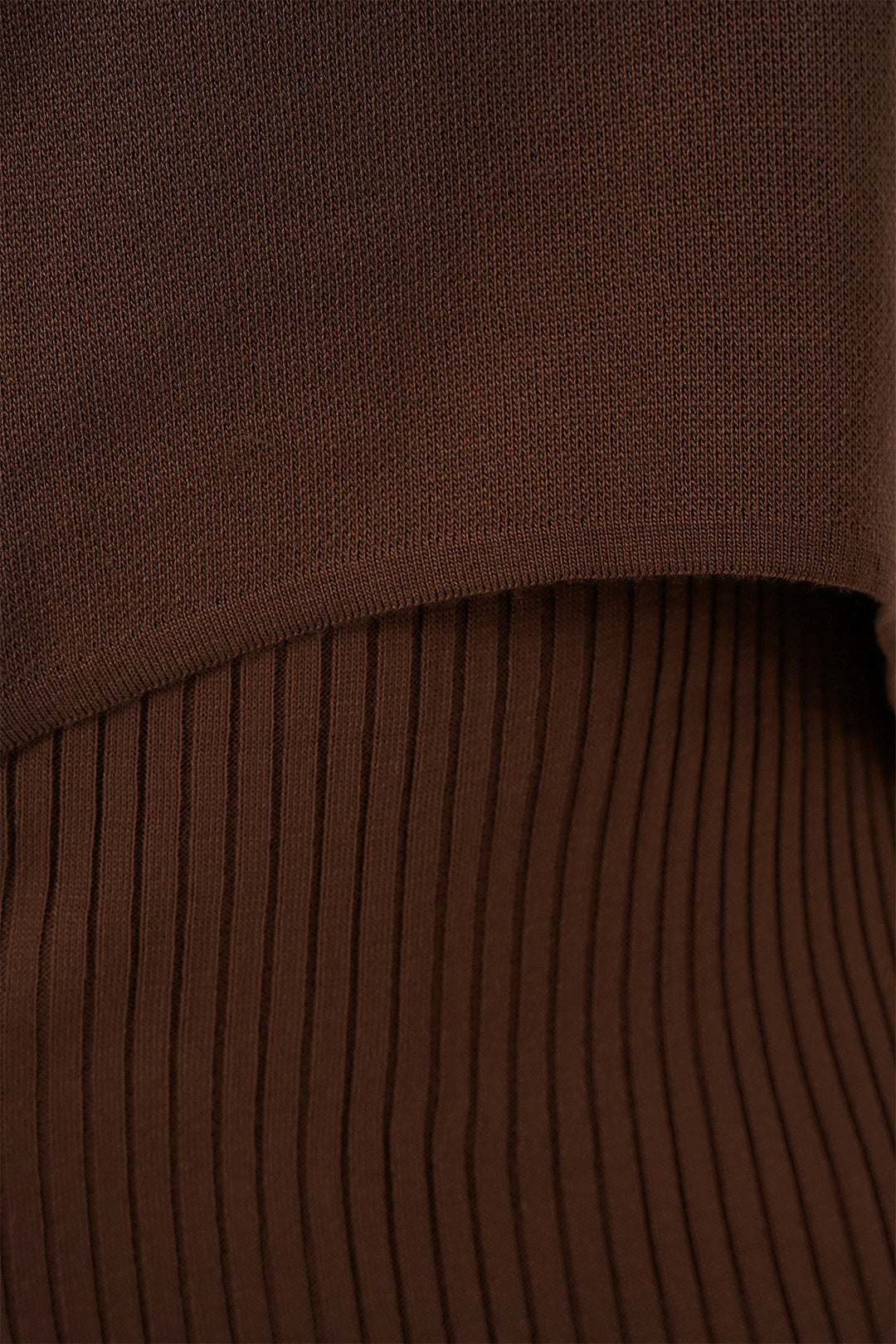 BGD Women Woman Short Sweater Dress 15958 - Brown - Brownsville