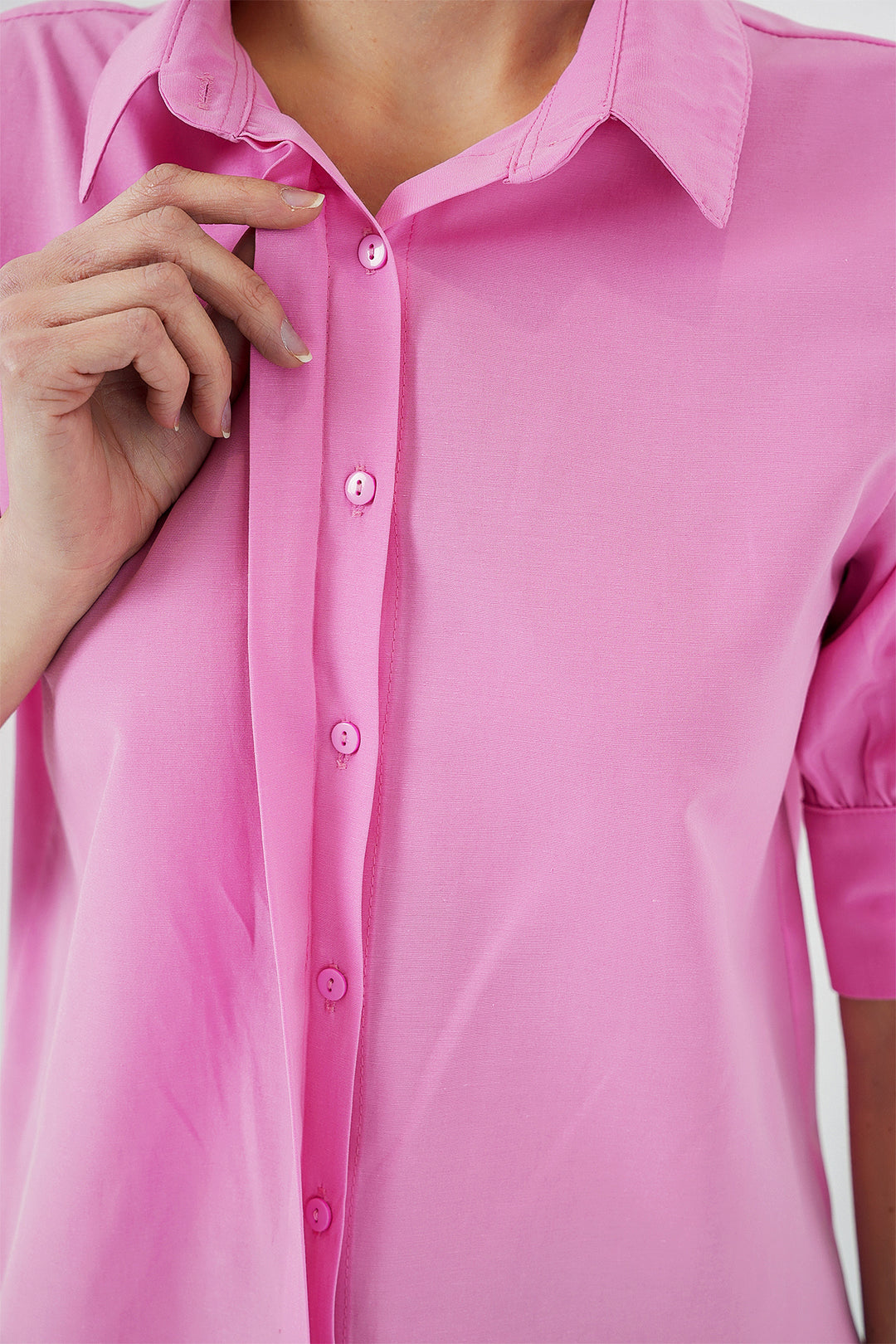 BGD Women Women's Short Sleeve Shirt 20312 - Pink - Hilden