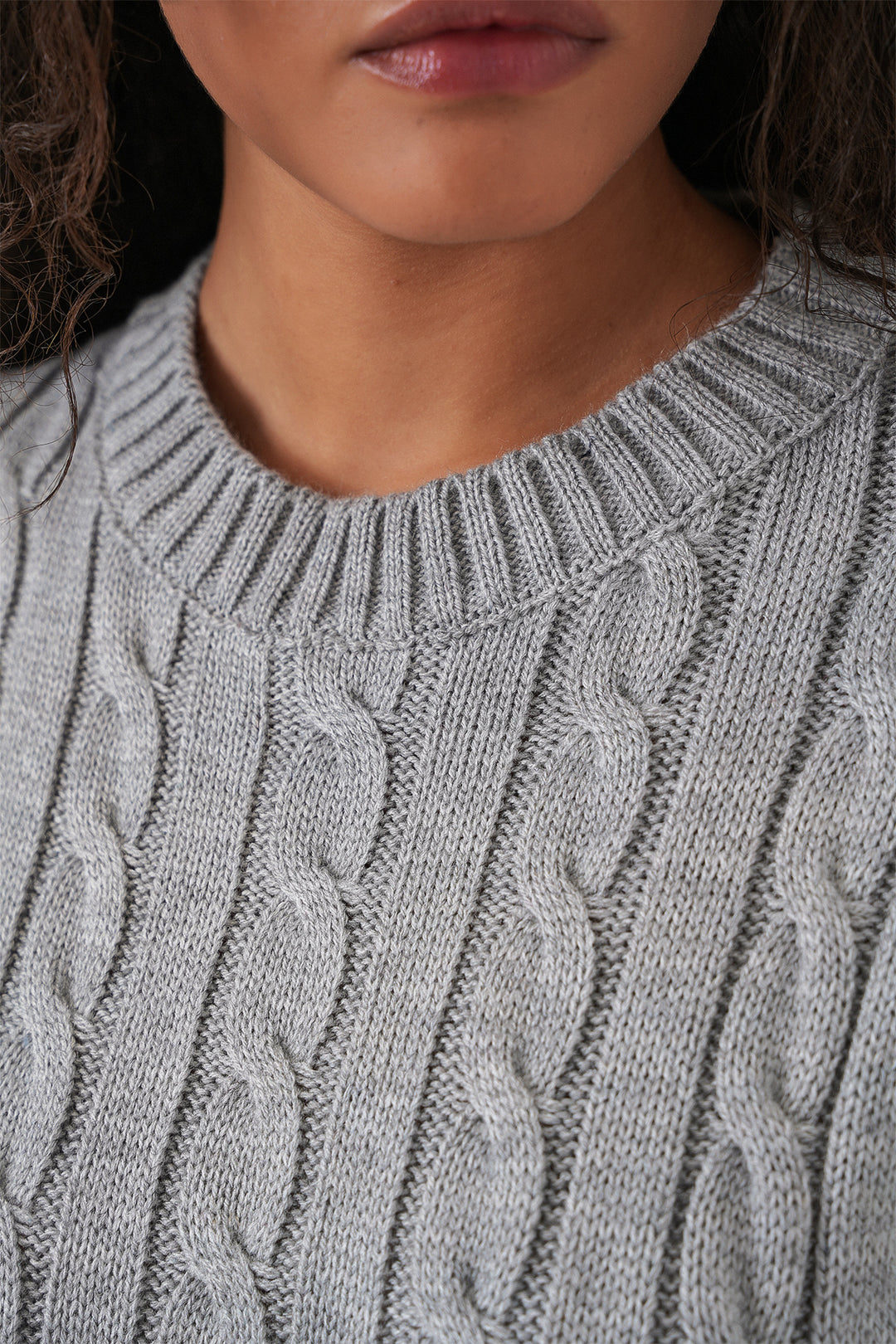 BGD Women Woman Short Knit Dress 15943 - Gray - Delta