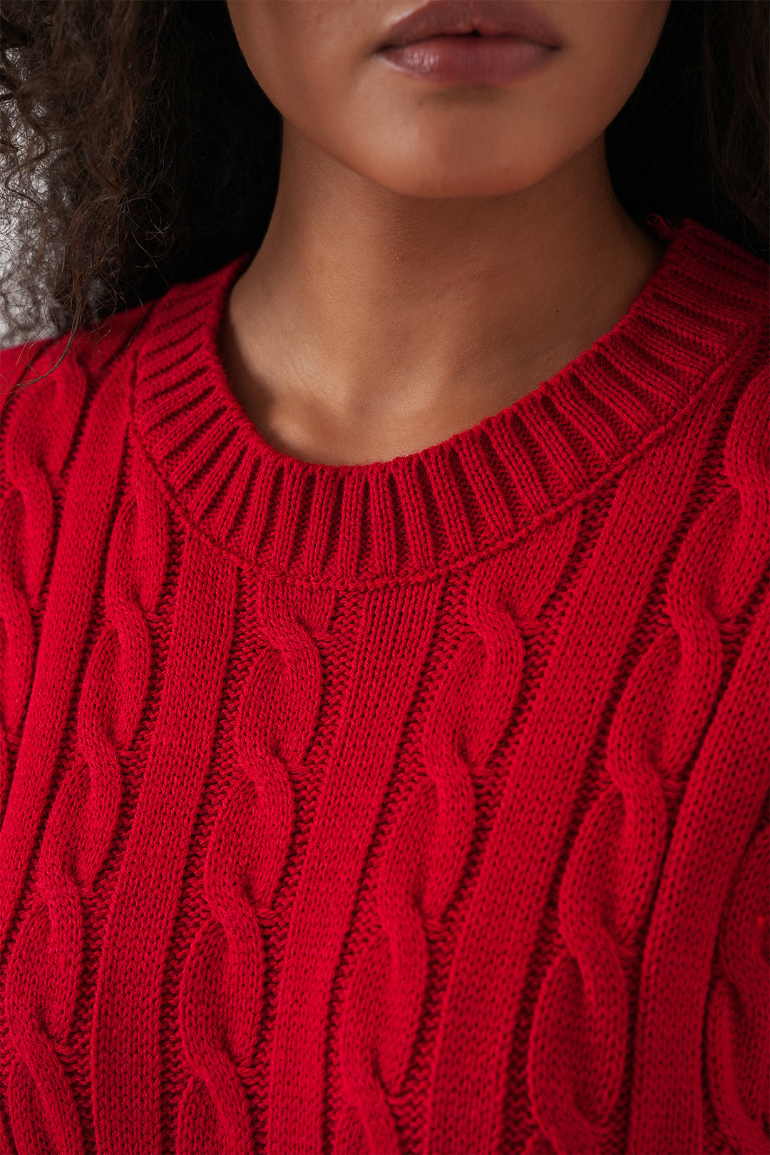BGD Women Woman Short Knit Dress 15943 - Red - Modugno