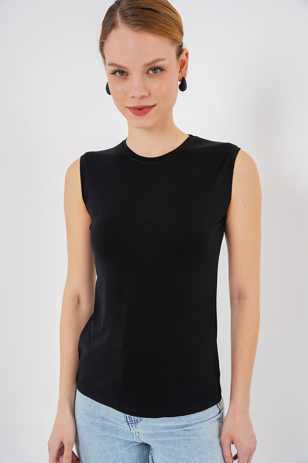 BGD Women Women's Sleeveless Bodysuit 4347 - Black - Darwin