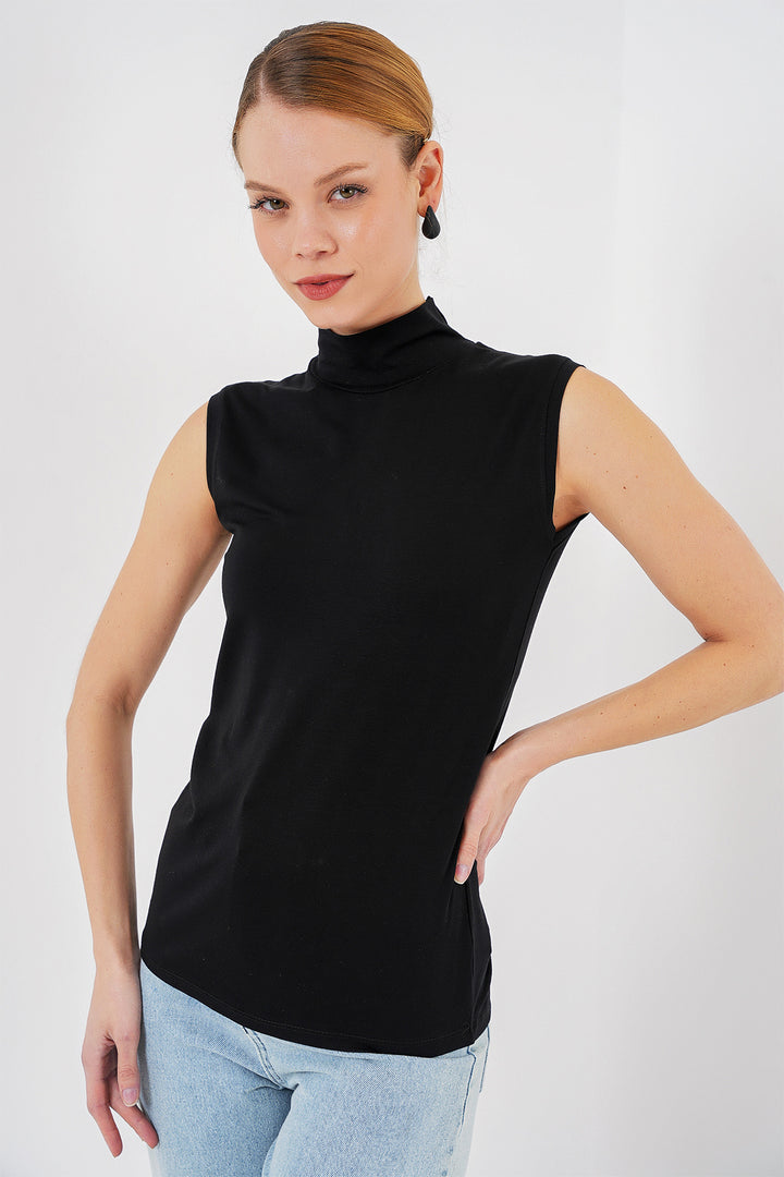 BGD Women Women's Sleeveless Bodysuit 4348 - Black - Sinsheim