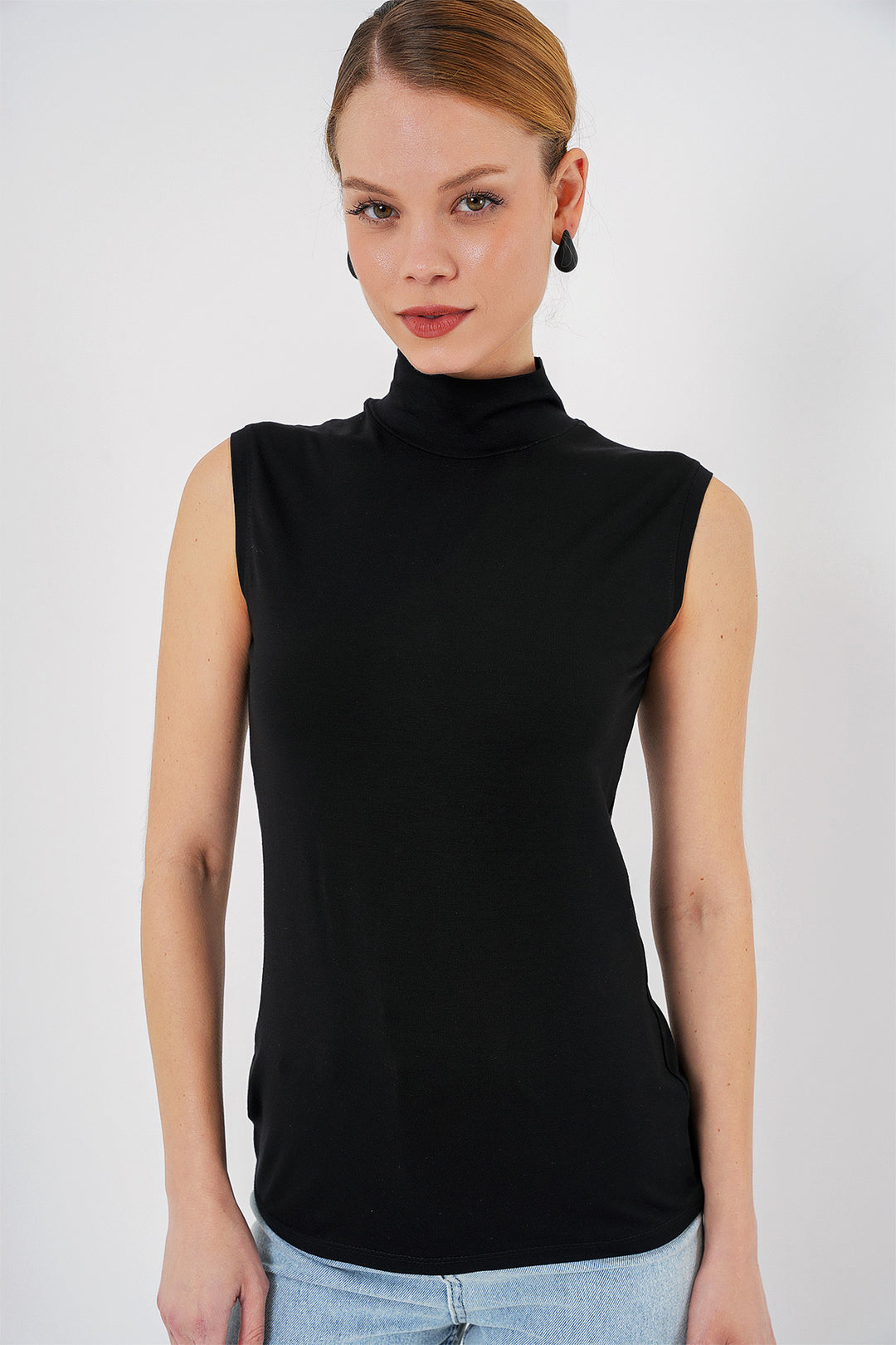 BGD Women Women's Sleeveless Bodysuit 4348 - Black - Sinsheim