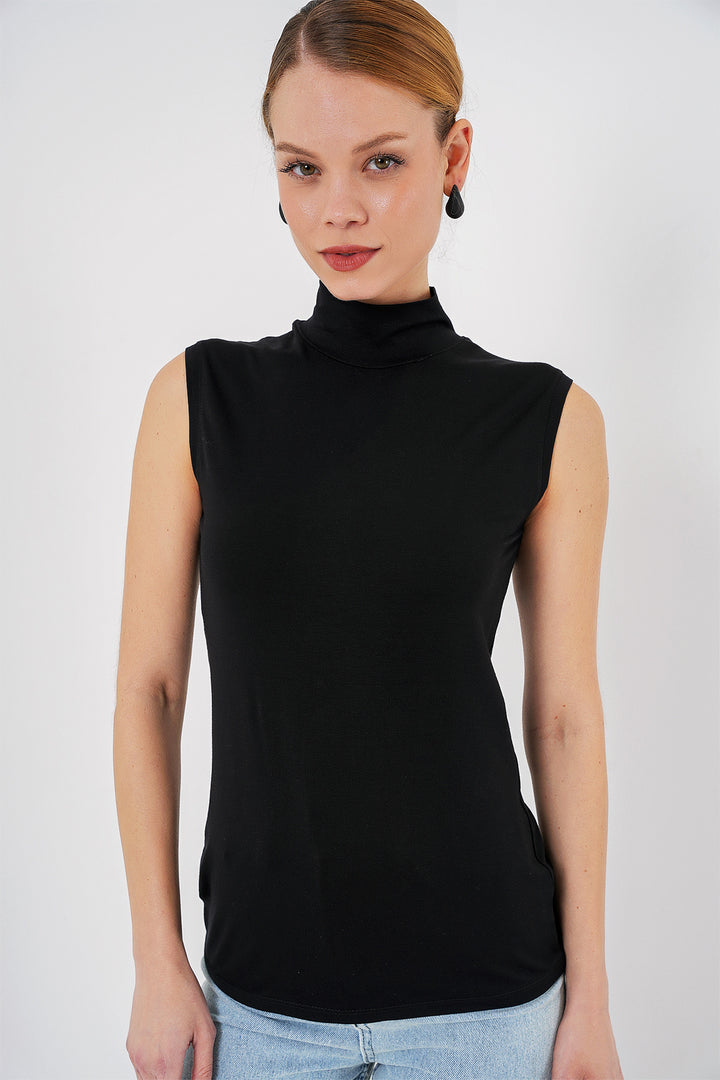 BGD Women Women's Sleeveless Bodysuit 4348 - Black - Sinsheim