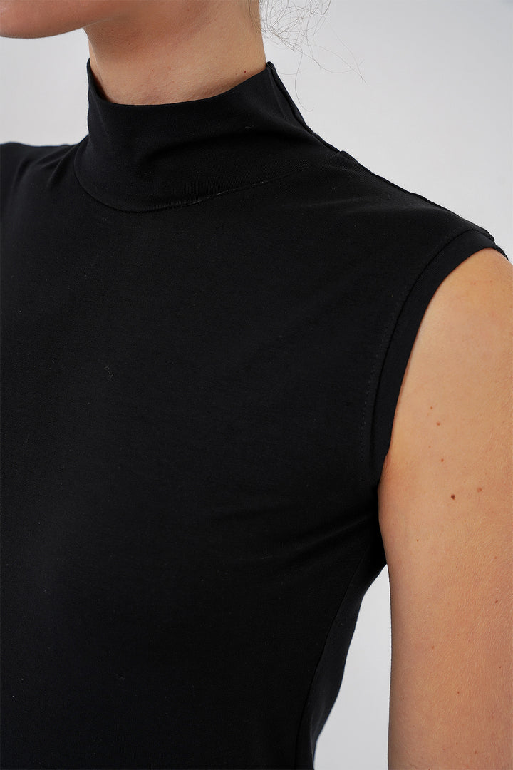 BGD Women Women's Sleeveless Bodysuit 4348 - Black - Sinsheim