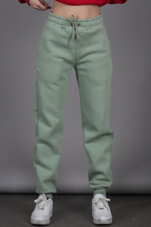 MDX Woman Mint Green Elastic Waistband Sweatpants MG1568 - Coventry