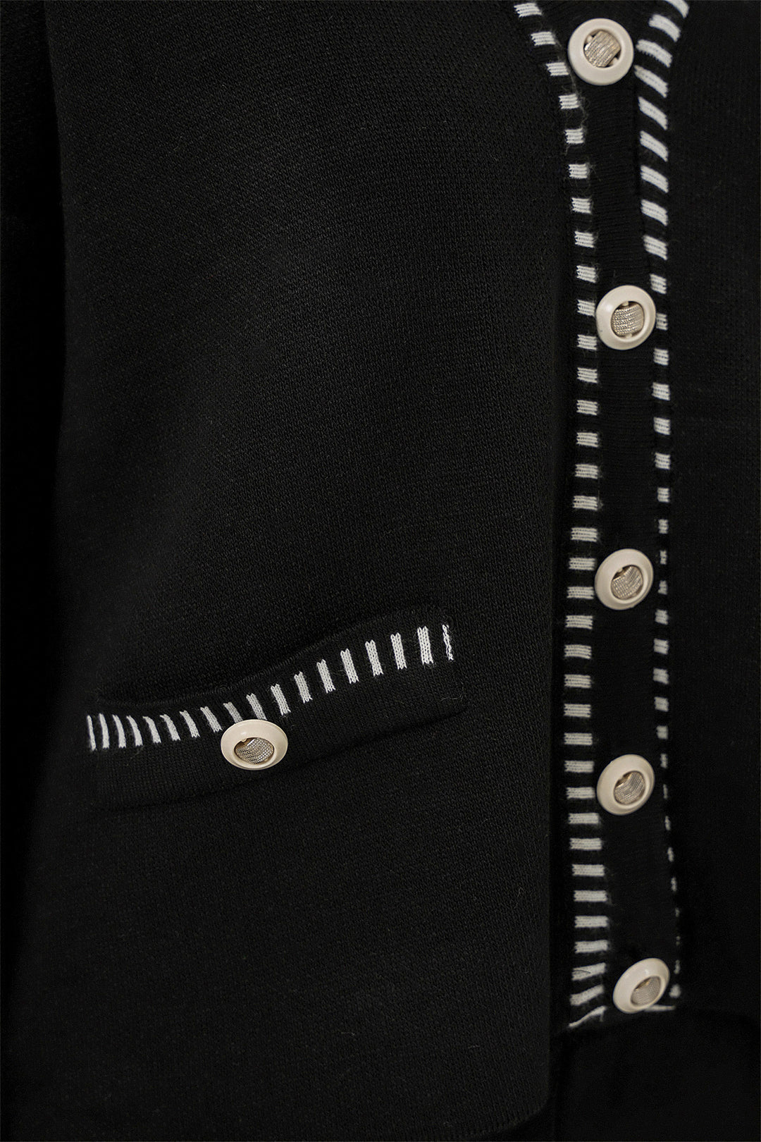 BGD Women Women's Embroidered Knit Cardigan Pants Set 15963 - Black - Villa Victoria