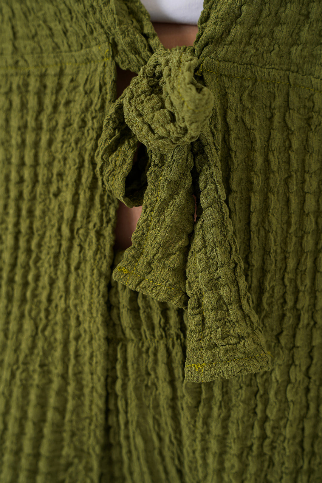 BGD Women Woman Knitted Blouse Pants Set 30052 - Dark Green - Ontario