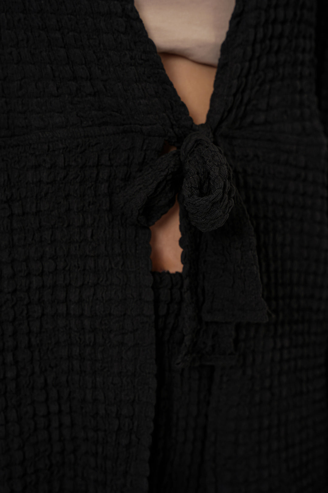 BGD Women Woman Knitted Blouse Pants Set 30052 - Black - Sint-Niklaas