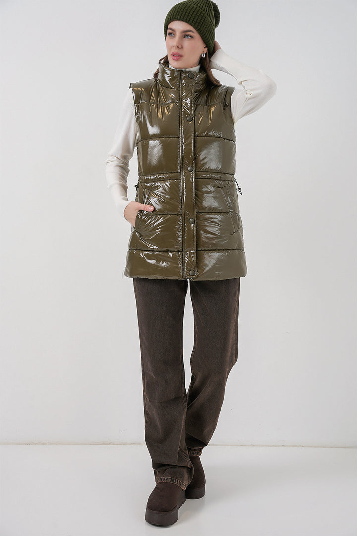 BGD Women Woman Bright Inflatable Vest 5218 - Khaki - Roeselare