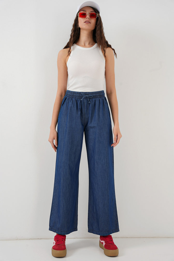 BGD Women Women's Comfort Fit Jeans 6707 - Navy Blue - Port Charlotte