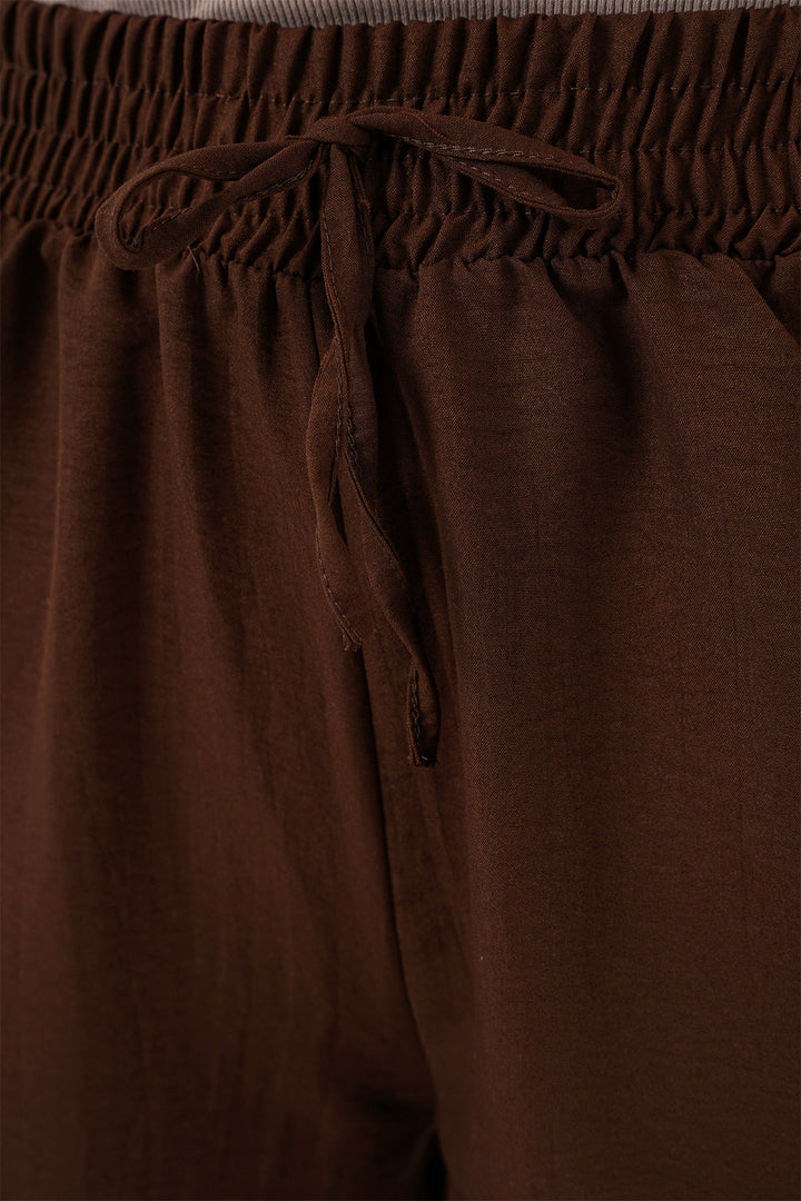 BGD Women Women's Comfort Fit Shorts 5327 - Brown - Bucha