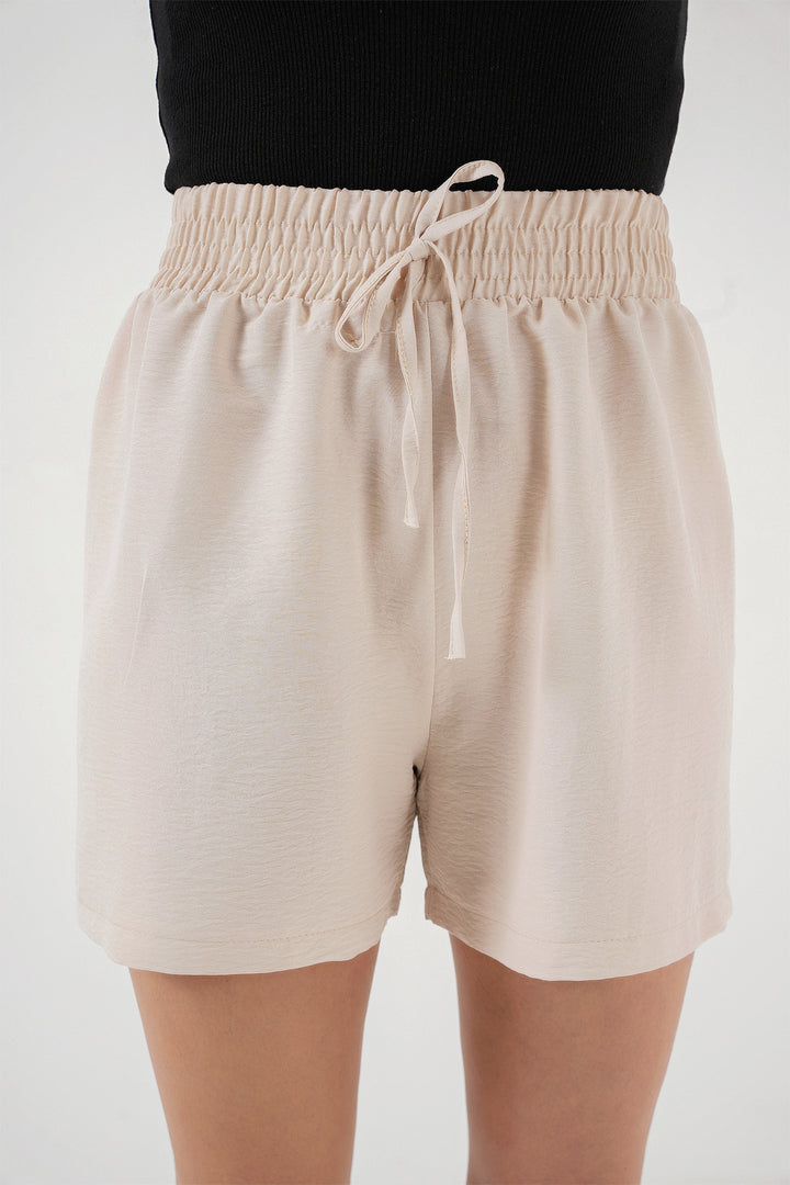 BGD Women Women's Comfort Fit Shorts 5327 - Cream - Wetzlar