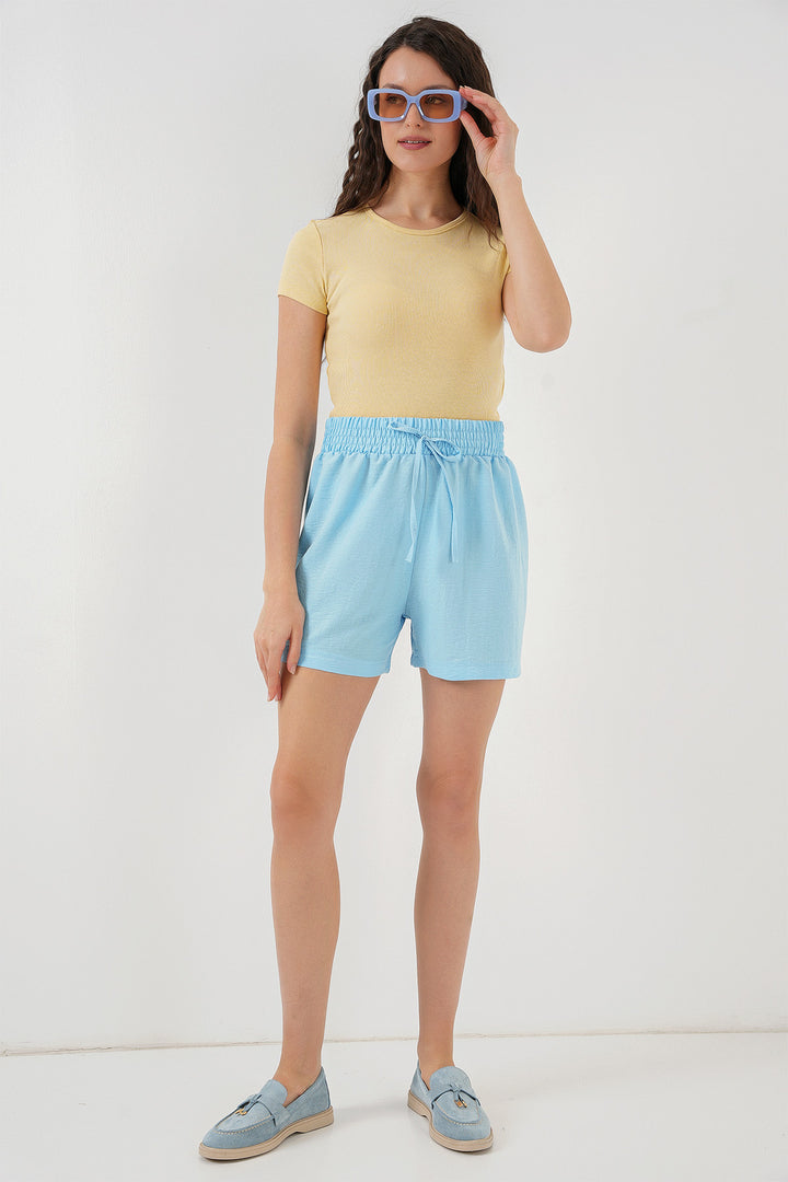 BGD Women Women's Comfort Fit Shorts 5327 - Blue - Hereford