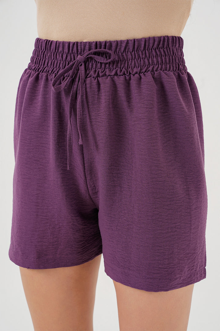 BGD Women Women's Comfort Fit Shorts 5327 - Purple - Albuquerque