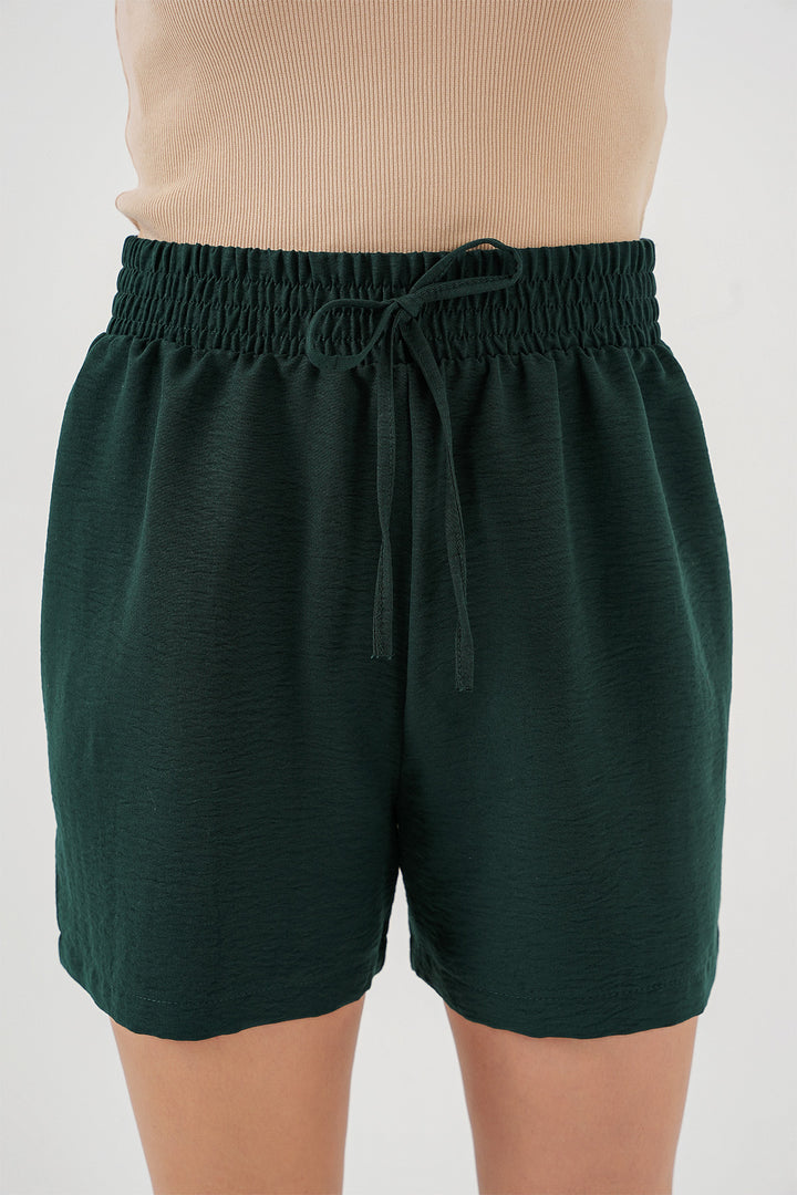 BGD Women Women's Comfort Fit Shorts 5327 - Emerald Green - Vigo