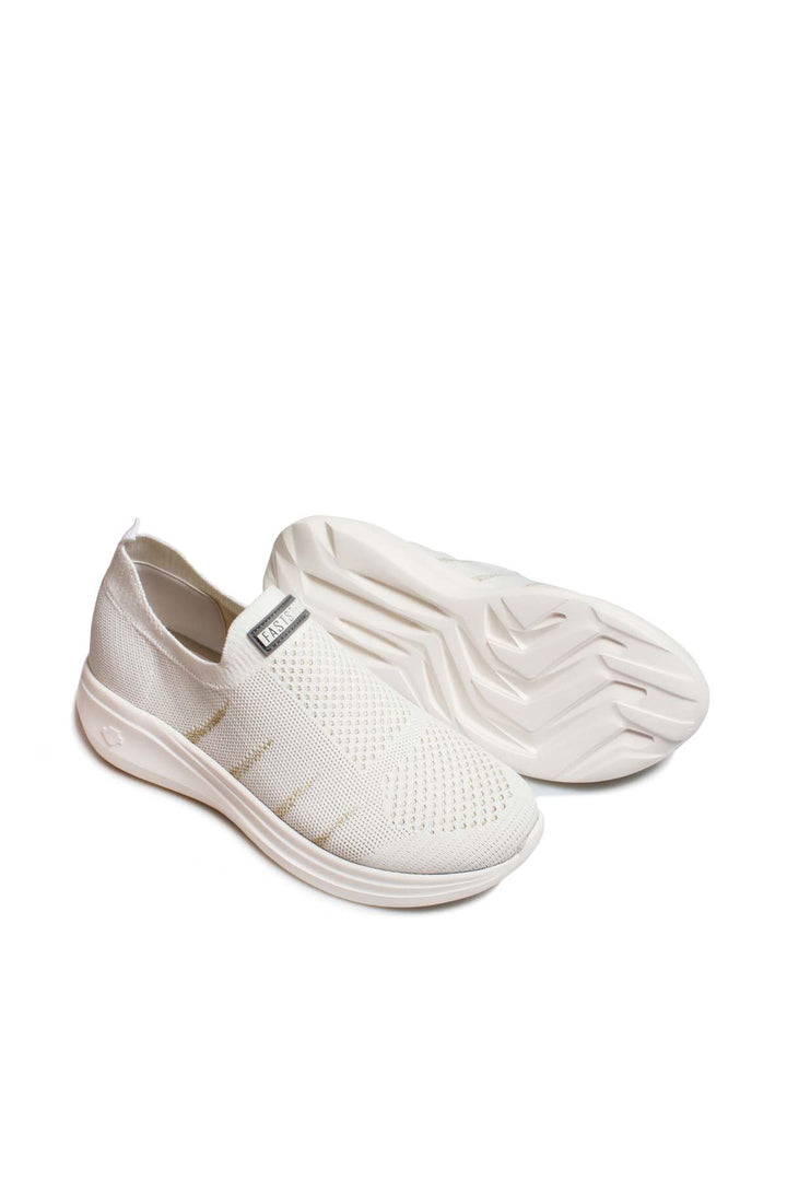 FST Women's Sneaker Shoes 517ZA5086 White Gold - Corroios