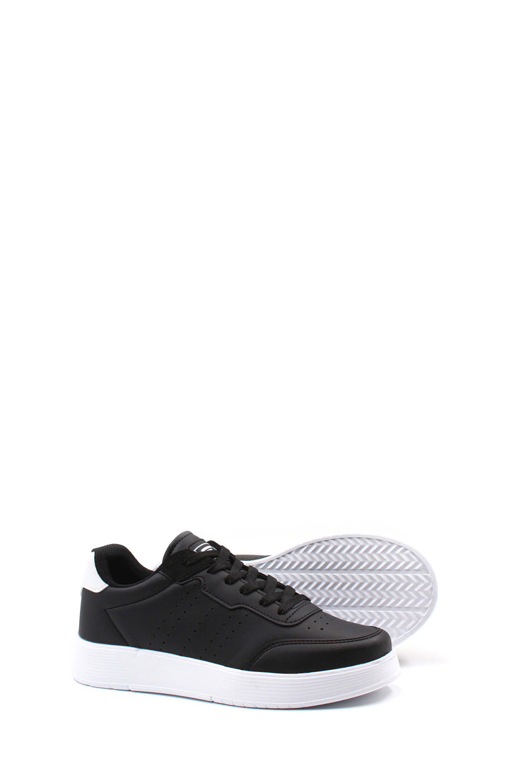 FST Women's Sneaker Shoes 666ZA158 Black White - Véroia