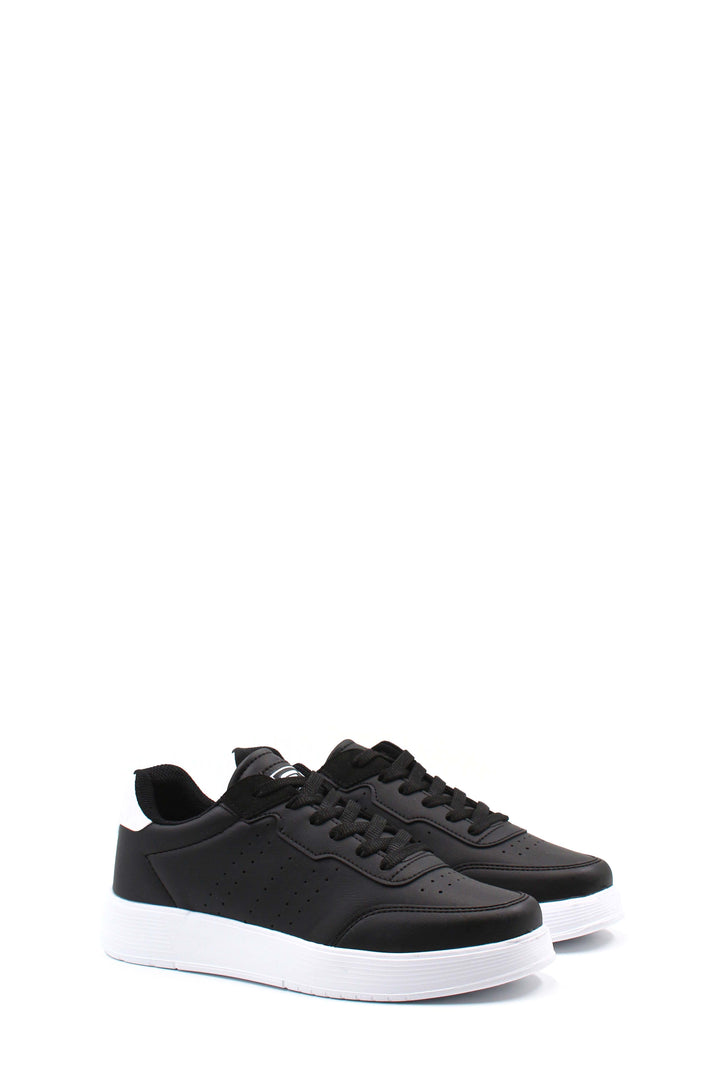 FST Women's Sneaker Shoes 666ZA158 Black White - Véroia
