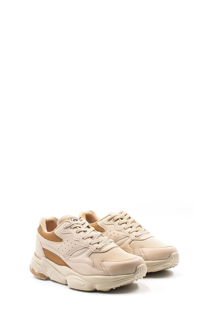 FST Women's Sneaker Shoes 666ZA168 Ecru Tan - Cedar City