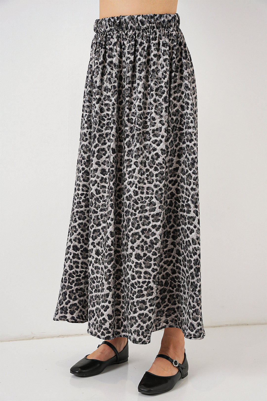 BGD Women Woman Long A-line Skirt 8050 - Anthracite - Richmond