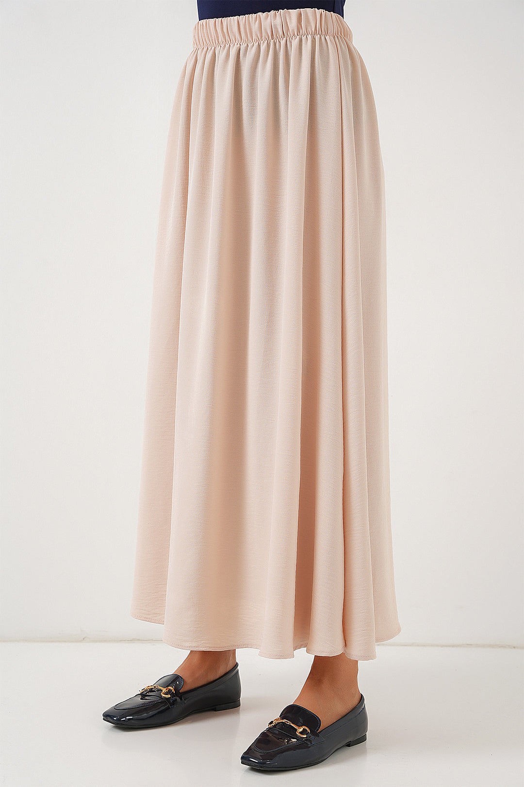 BGD Women Woman Long A-line Skirt 8050 - Beige - Moreno Valley