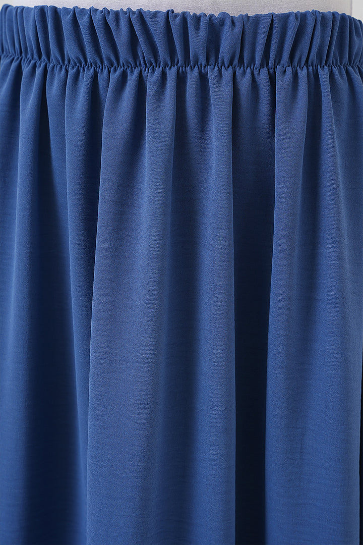 BGD Women Woman Long A-line Skirt 8050 - Indigo - Apopka