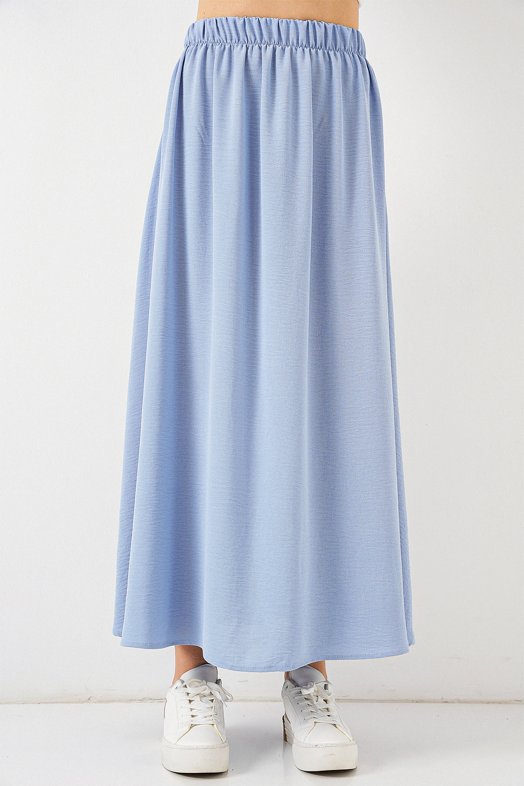 BGD Women Woman Long A-line Skirt 8050 - Blue - Clarington