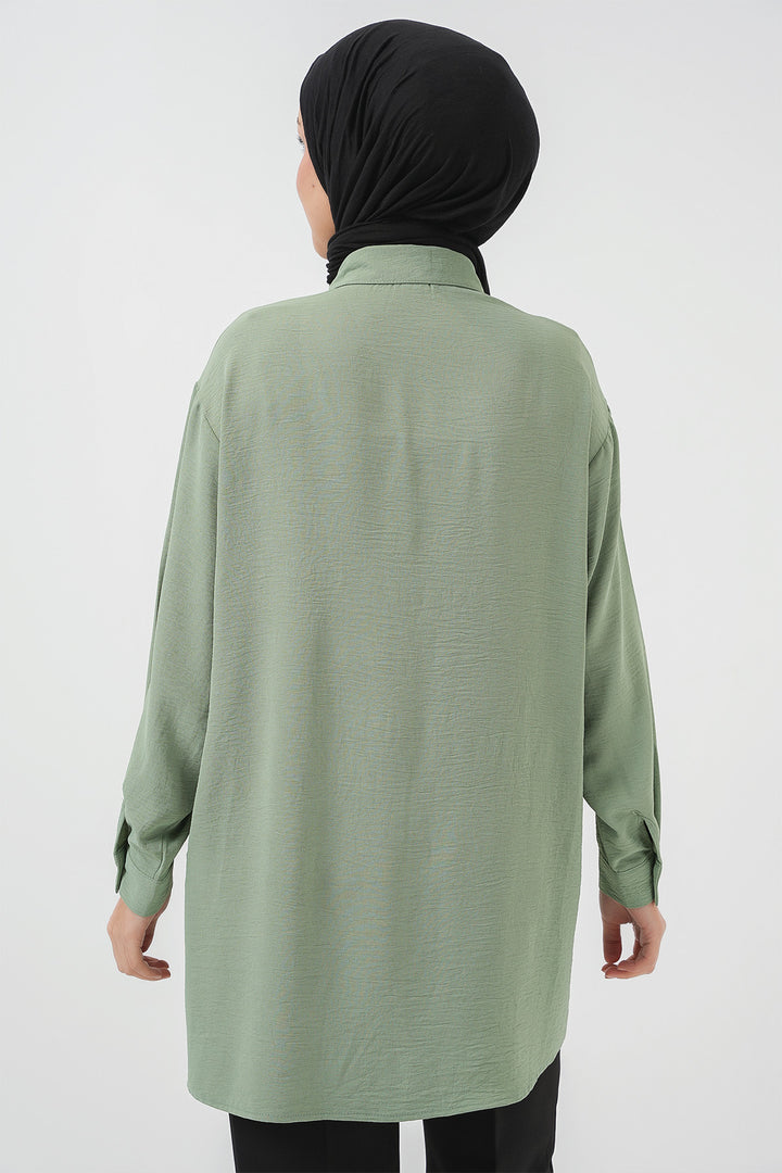 BGD Women Woman Long Shirt Tunic 5945 - Çağla - Muskogee